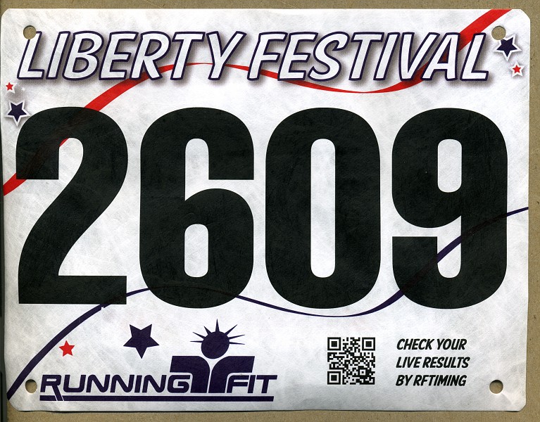 2012 Liberty Run George.jpg - Georges race bib.